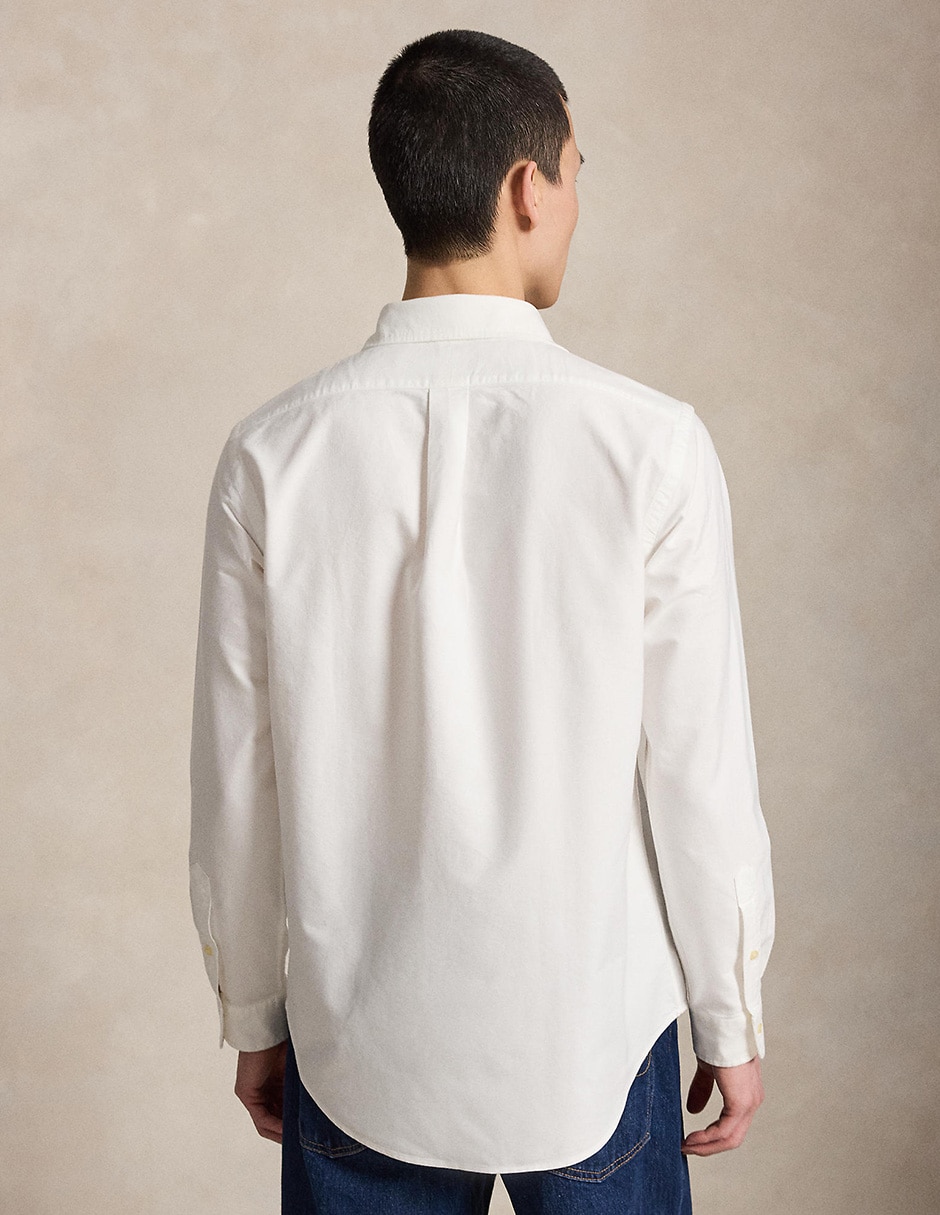 Camisa casual de algodón manga larga para hombre 2