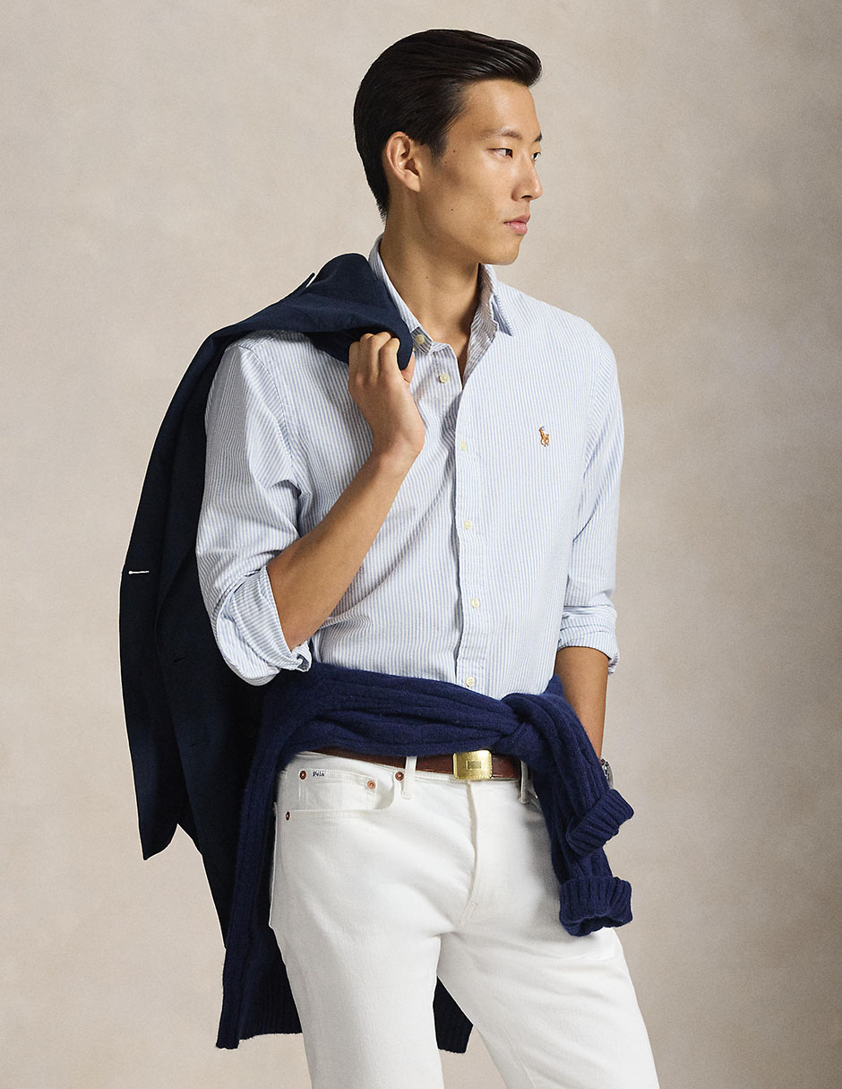 Camisa casual de algodón manga larga para hombre Camisa casual de algodón manga larga para hombre
