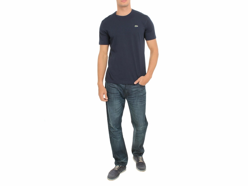 Playera Lacoste cuello v para hombre