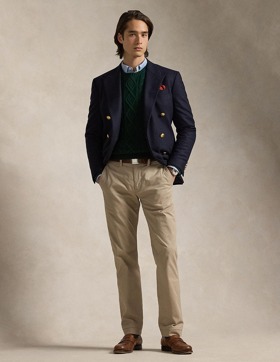 Pantalón chino slim Polo Ralph Lauren de algodón para hombre