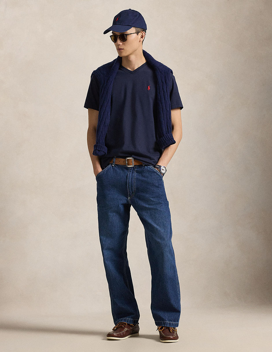 Playera cuello v para hombre 3