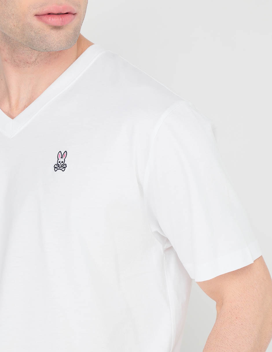 Playera cuello v para hombre 2
