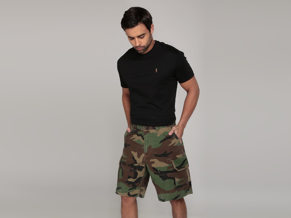 Bermuda de algodón para hombre