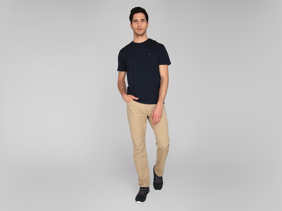 Playera Tommy cuello redondo para hombre