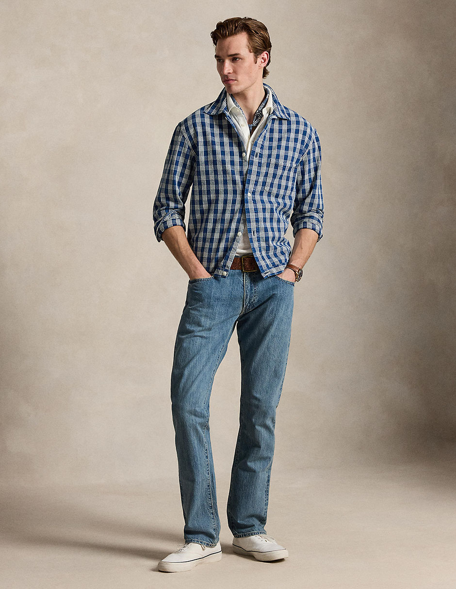 Jeans straight Polo Ralph Lauren deslavado para hombre