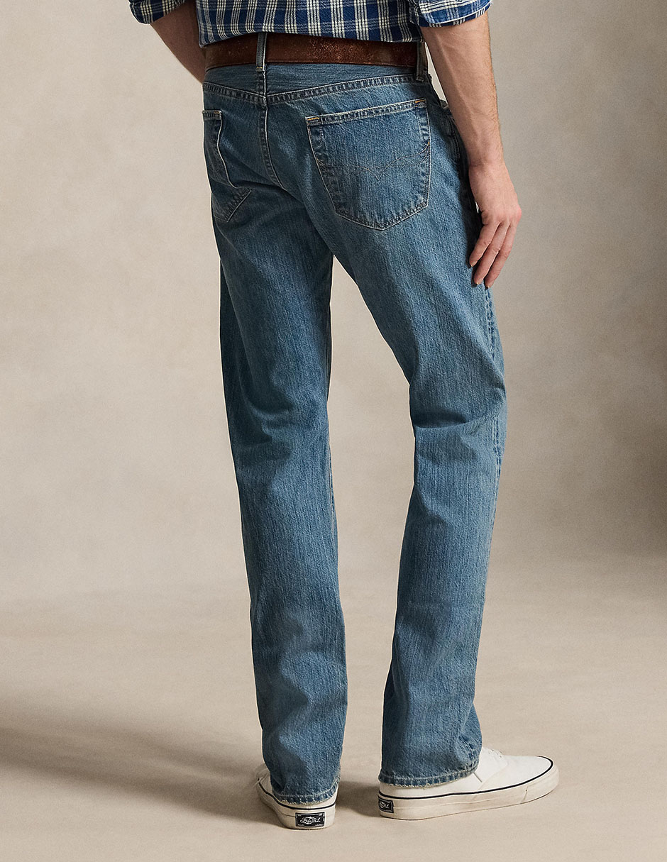 Jeans straight Polo Ralph Lauren deslavado para hombre