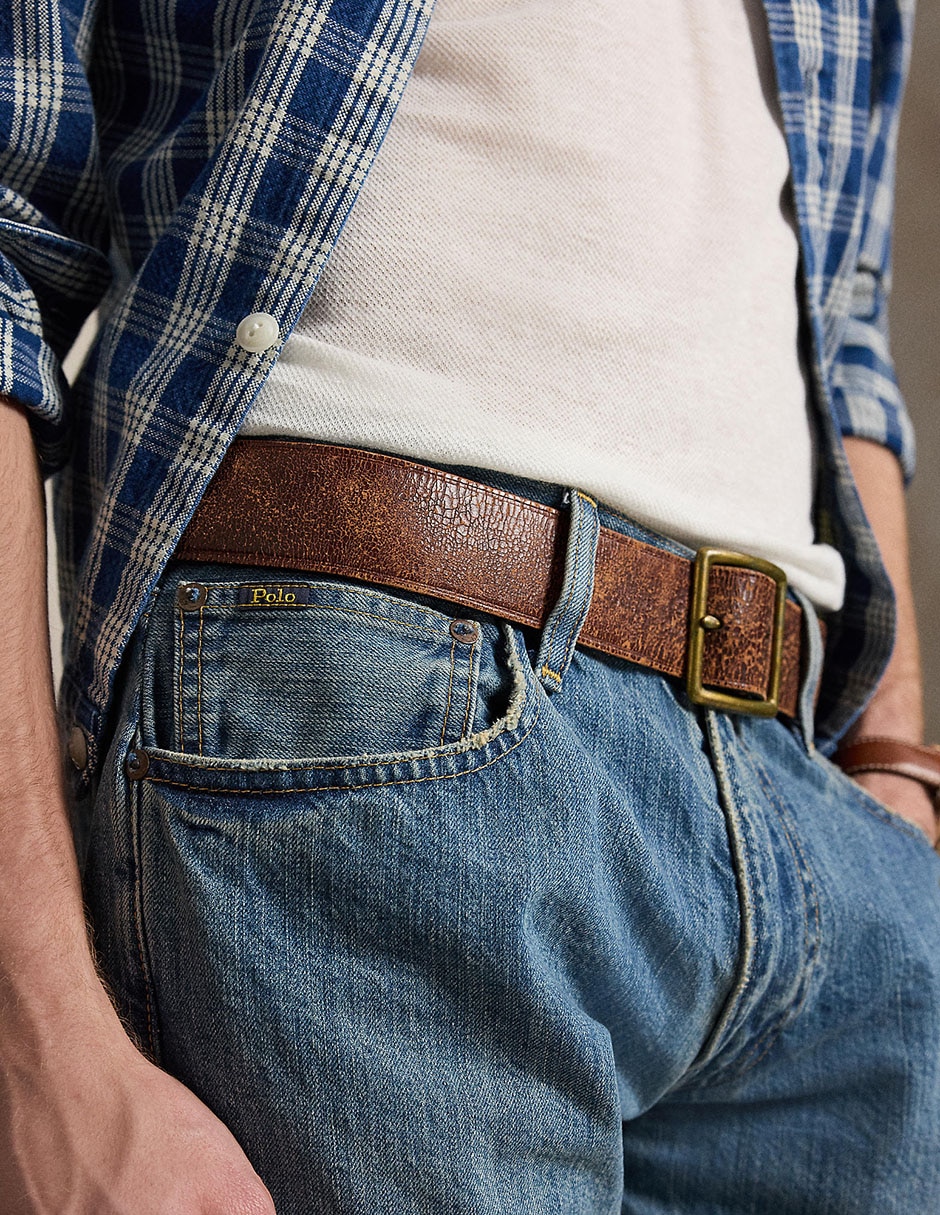 Jeans straight Polo Ralph Lauren deslavado para hombre