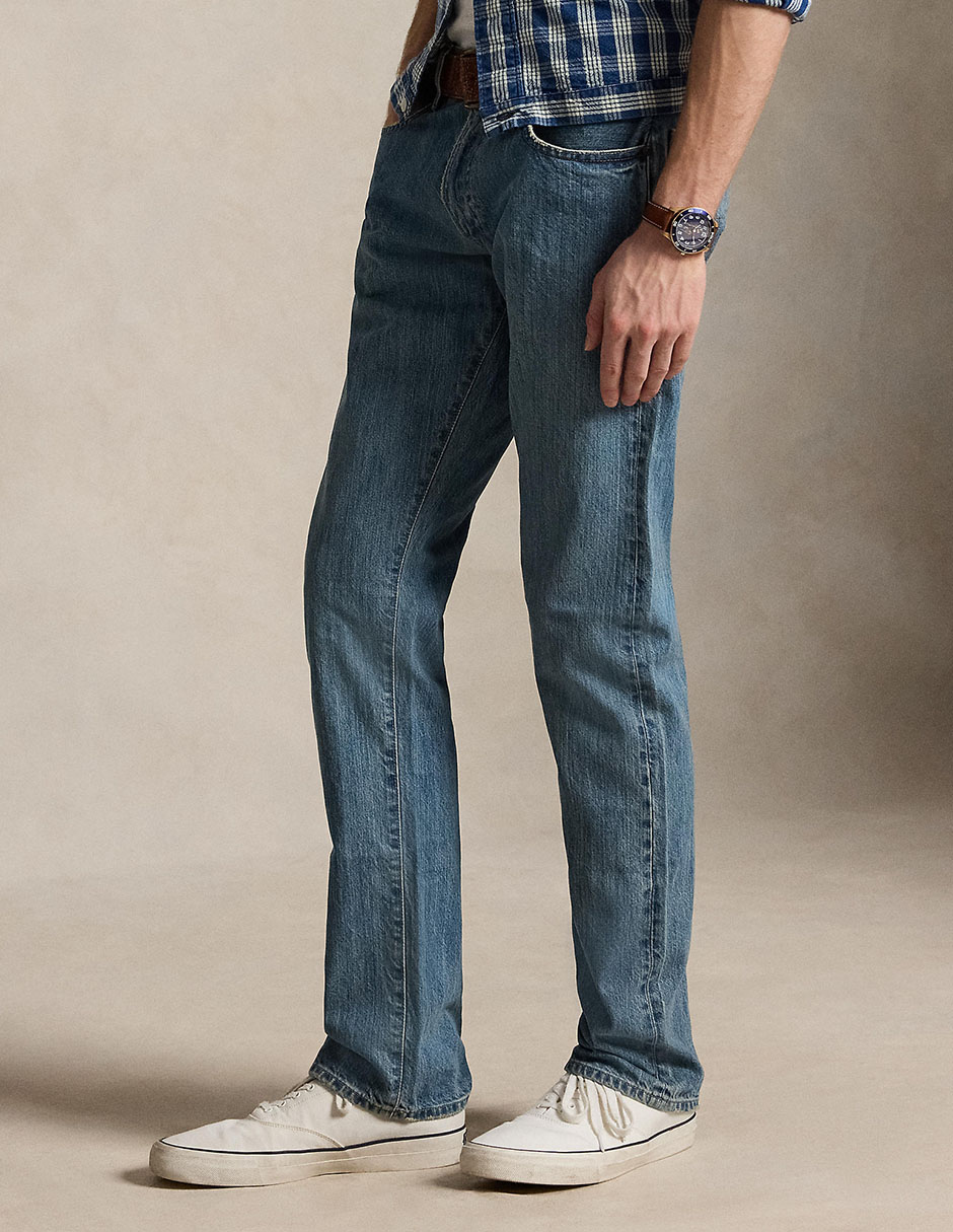 Jeans straight Polo Ralph Lauren deslavado para hombre