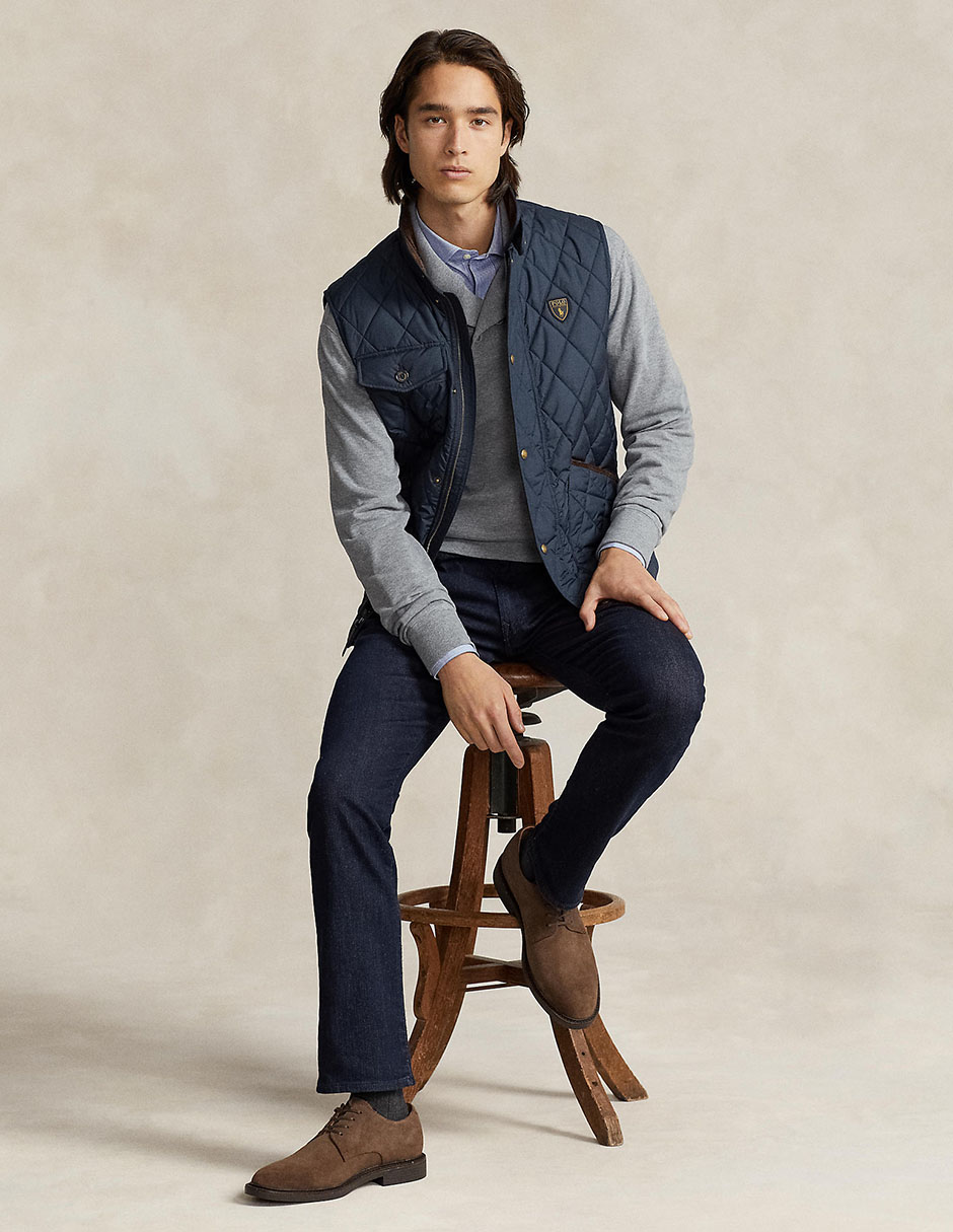 Jeans straight Polo Ralph Lauren lavado obscuro para hombre