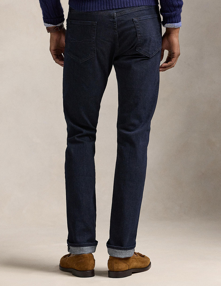Jeans straight Polo Ralph Lauren lavado obscuro para hombre