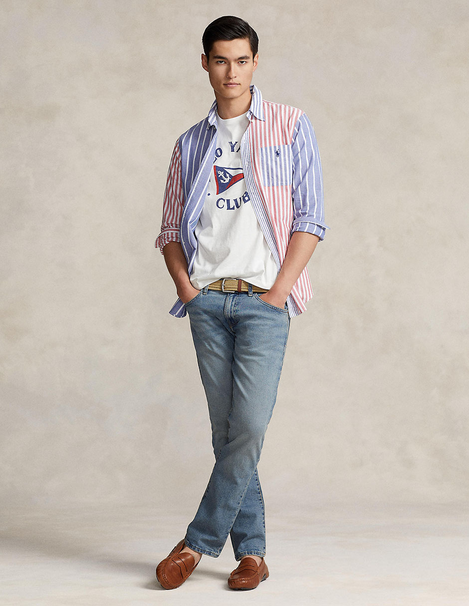 Jeans slim Polo Ralph Lauren deslavado para hombre