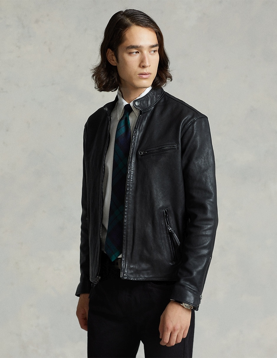 Chamarra casual con bolsillos para hombre