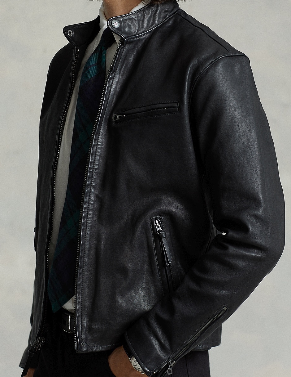 Chamarra casual con bolsillos para hombre