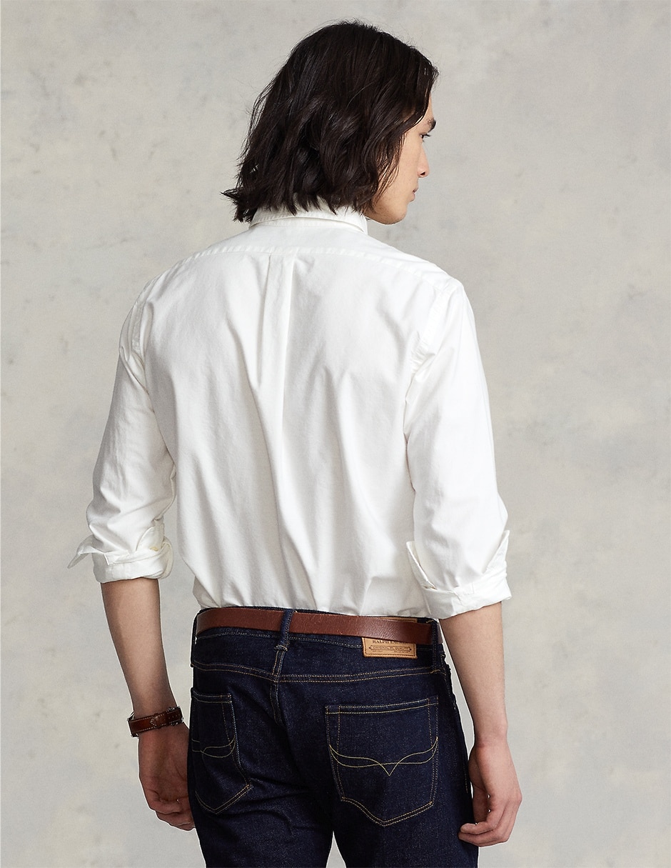 Camisa casual Polo Ralph Lauren de algodón manga larga para hombre 2