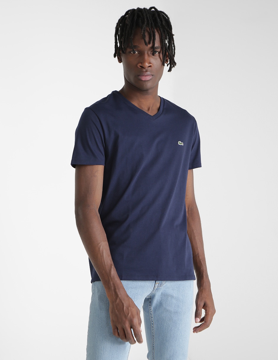 Playera cuello V para hombre