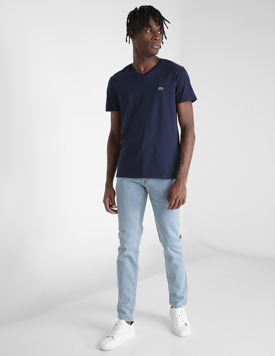 Playera cuello V para hombre