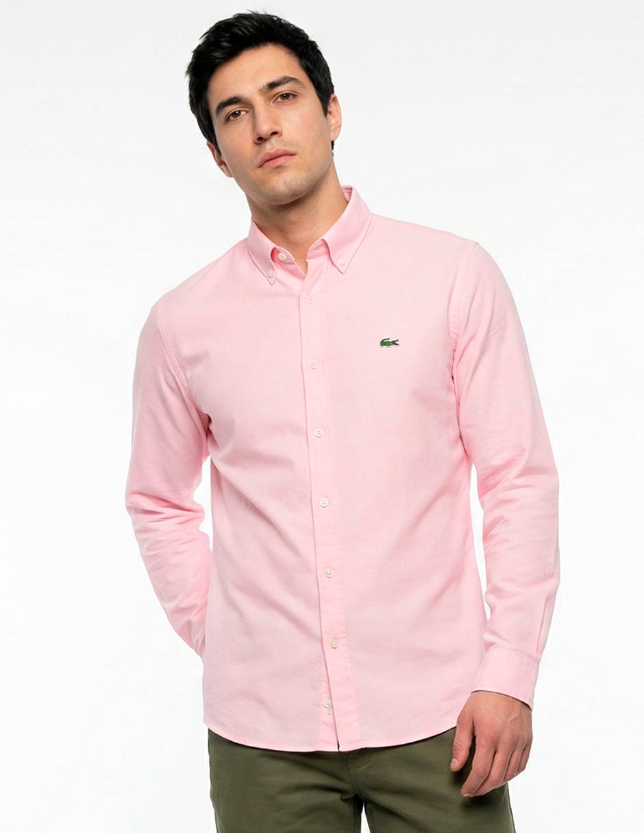 Camisa casual de algodón manga larga para hombre Camisa casual de algodón manga larga para hombre