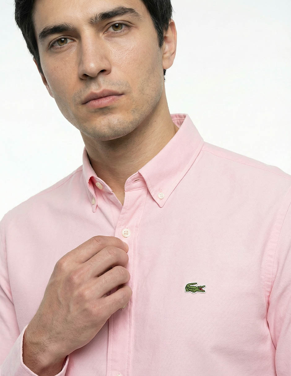 Camisa casual de algodón manga larga para hombre 3