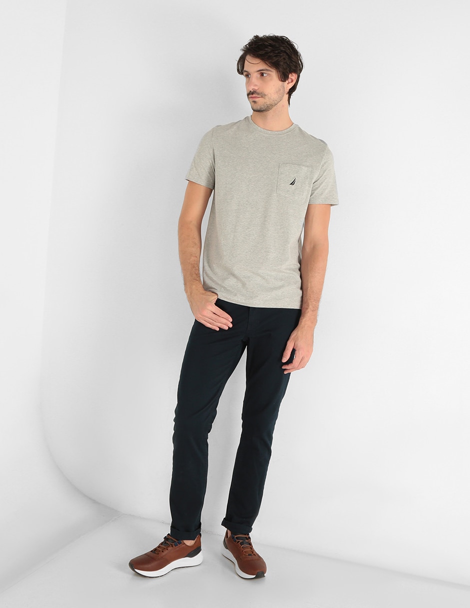 Playera Nautica cuello redondo para hombre