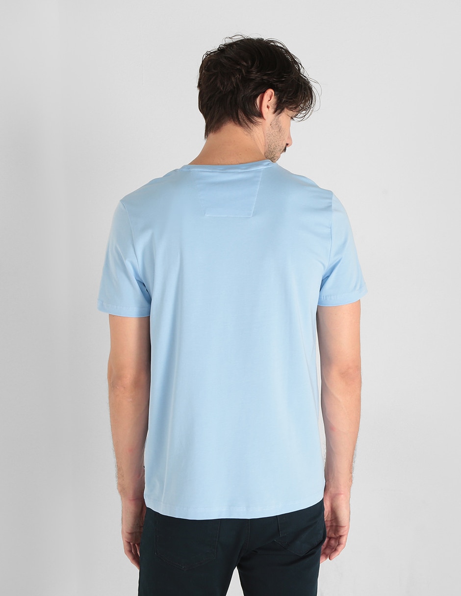 Playera cuello redondo para hombre 4