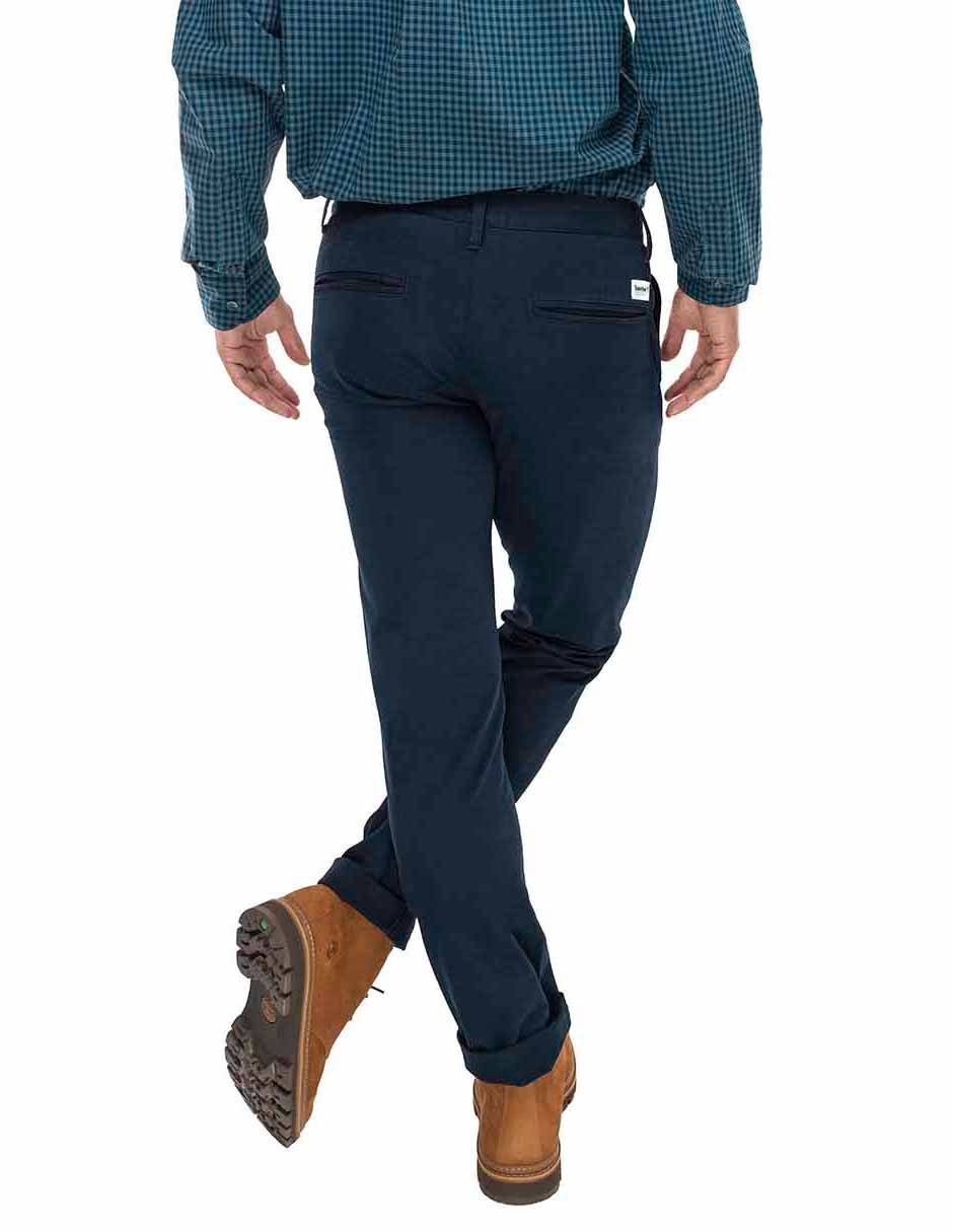 Pantalón slim de algodón para hombre