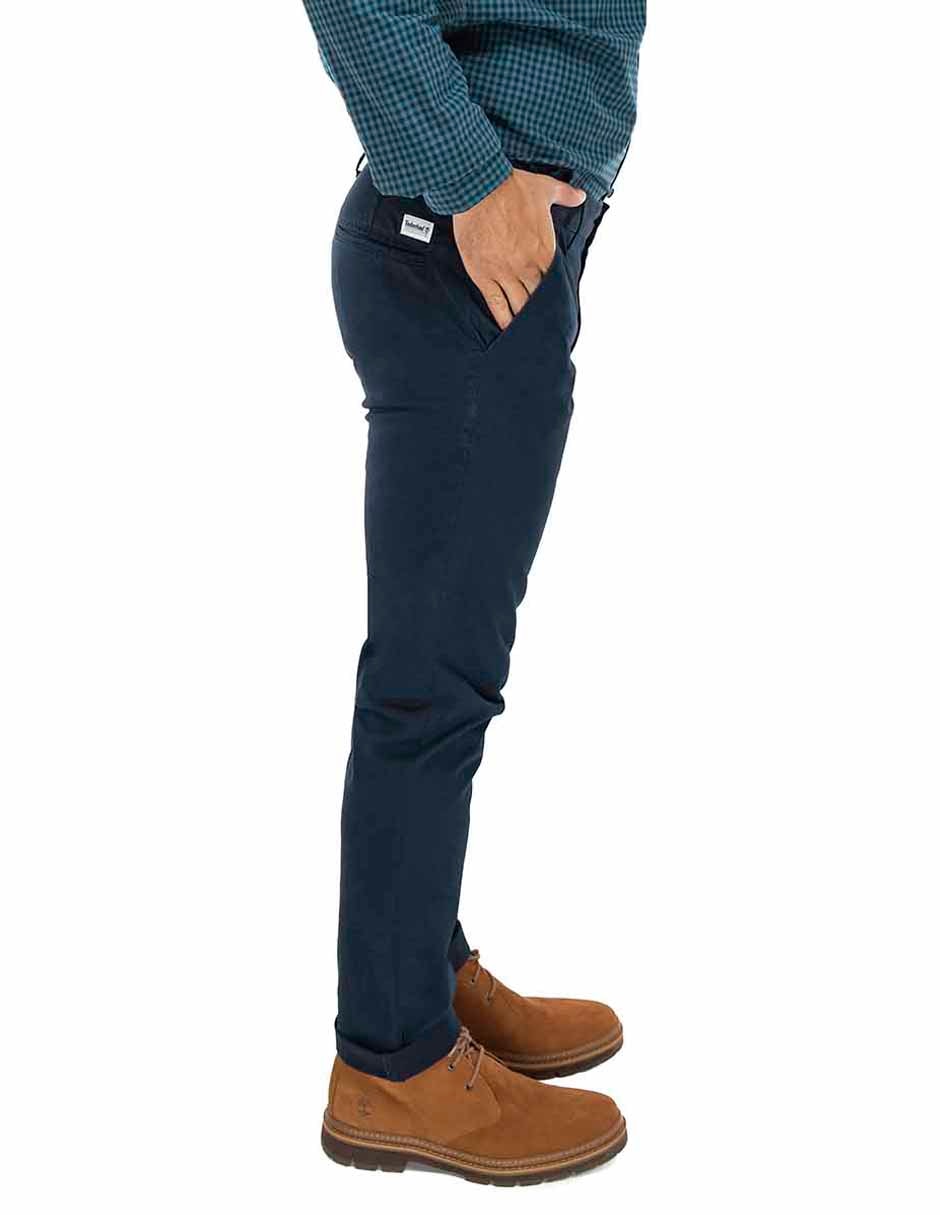 Pantalón slim de algodón para hombre