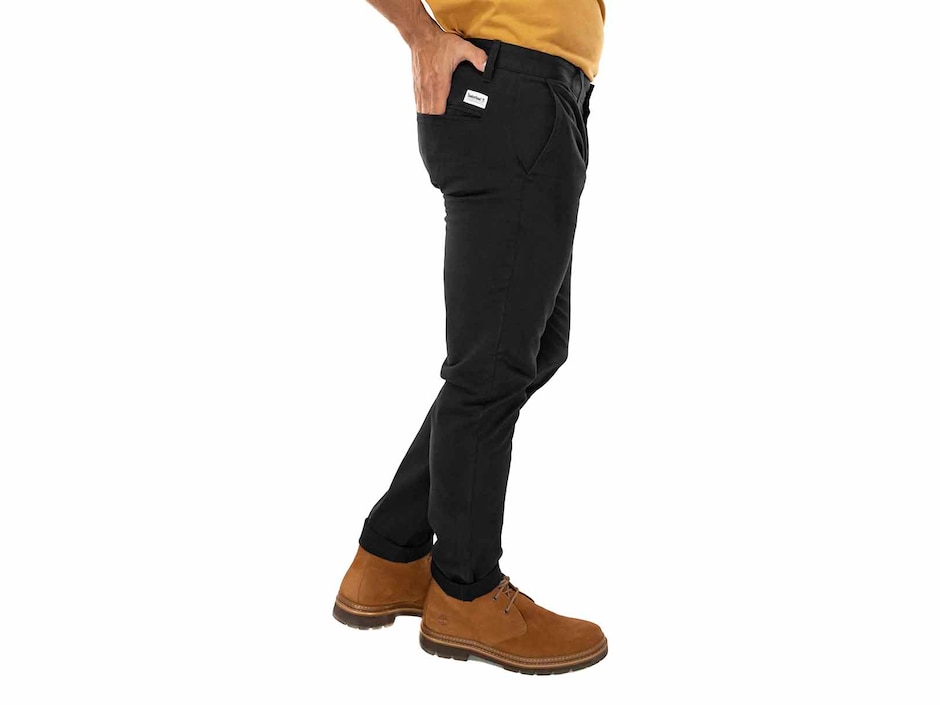 Pantalón casual chino slim de algodón para hombre 3