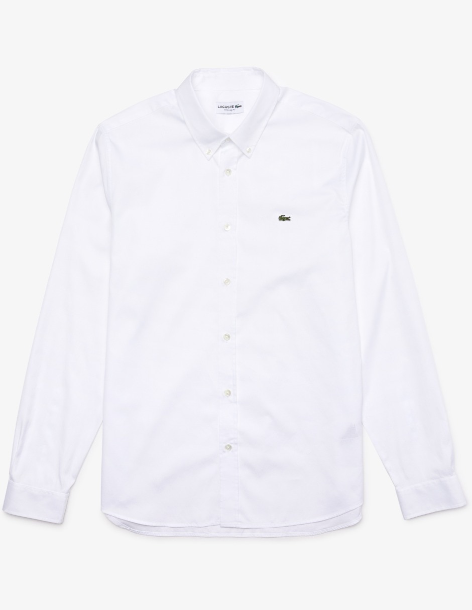 Camisa casual de algodón manga larga para hombre Camisa casual de algodón manga larga para hombre