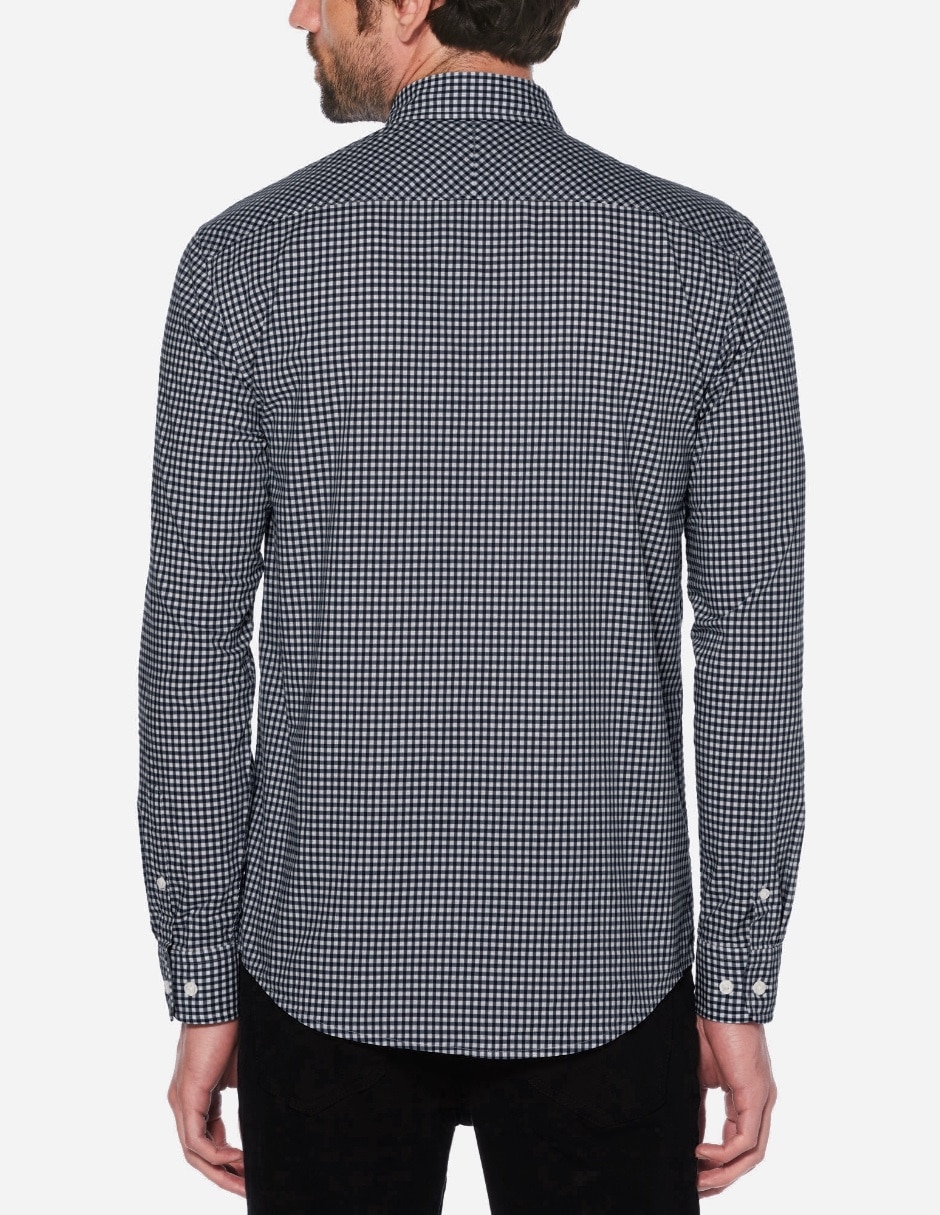 Camisa casual de algodón manga larga para hombre 5
