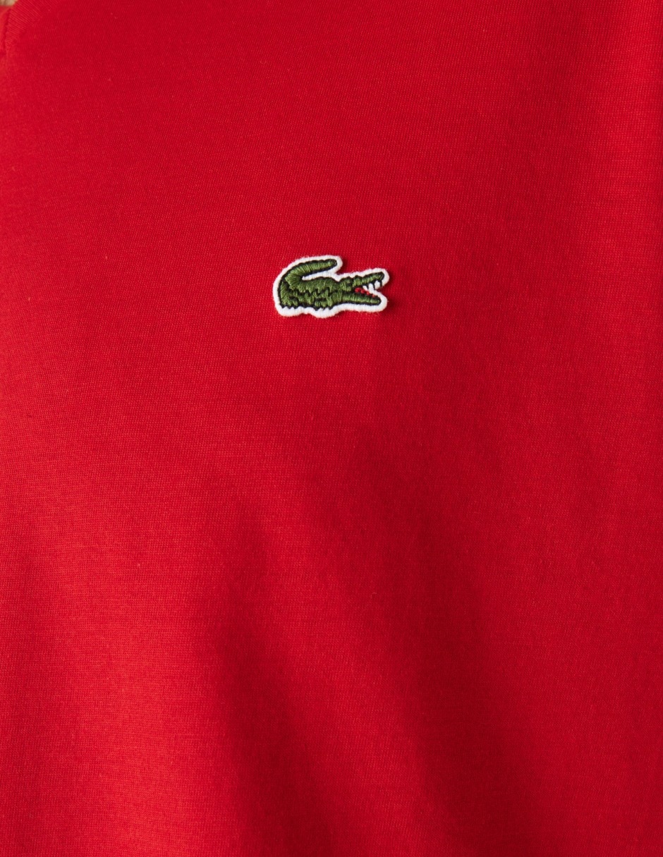 Playera Lacoste cuello V para hombre