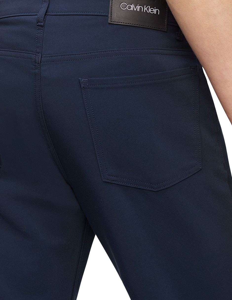 Pantalón slim Calvin Klein de algodón para hombre