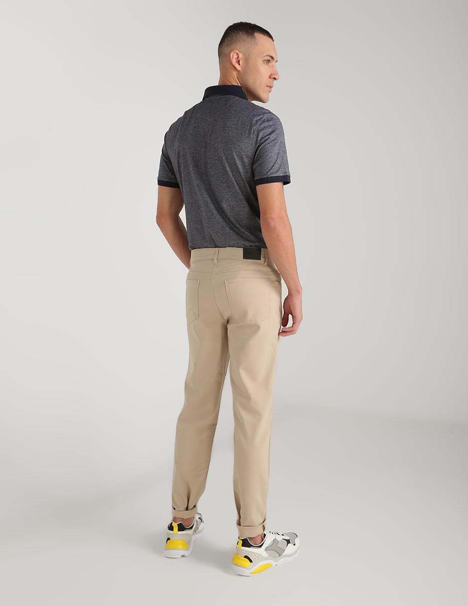 Pantalón Slim Calvin Klein De Algodón Para Hombre