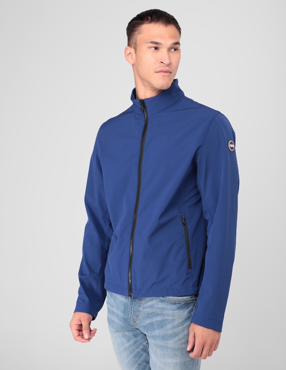 Chamarra casual con bolsillos para hombre