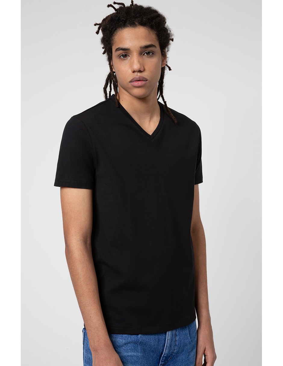 Playera cuello V para hombre Playera cuello V para hombre