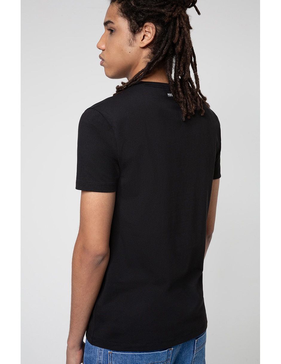 Playera Hugo cuello V para hombre