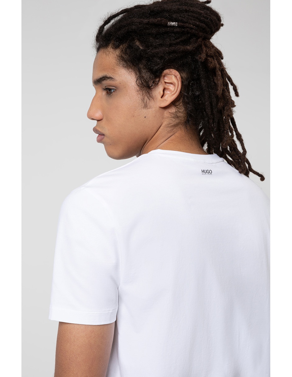 Playera Hugo cuello V para hombre