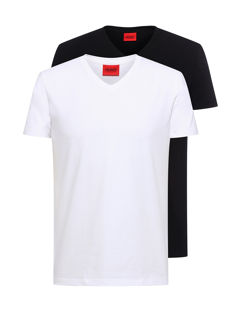 Playera Hugo cuello V para hombre