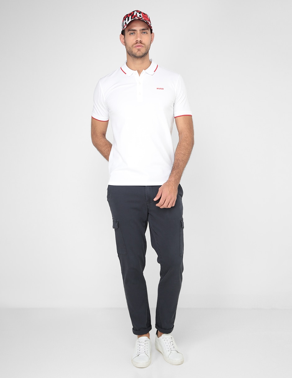 Playera tipo polo HUGO para hombre