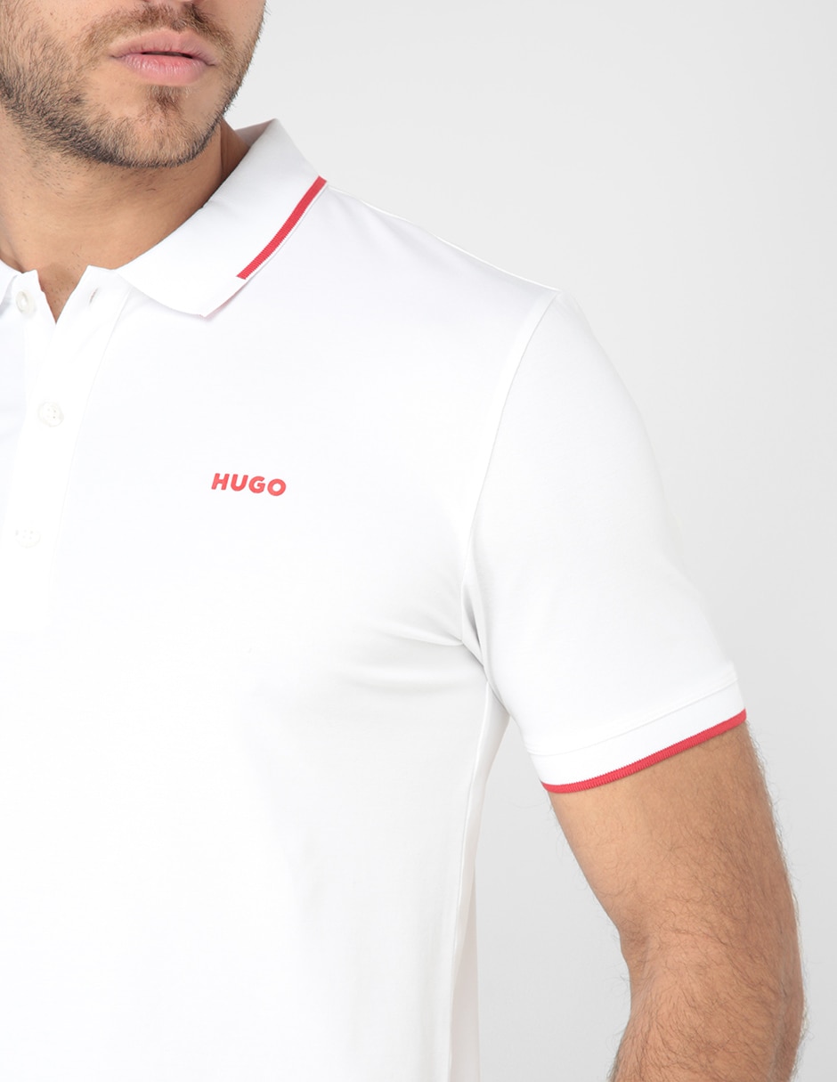 Playera tipo polo HUGO para hombre