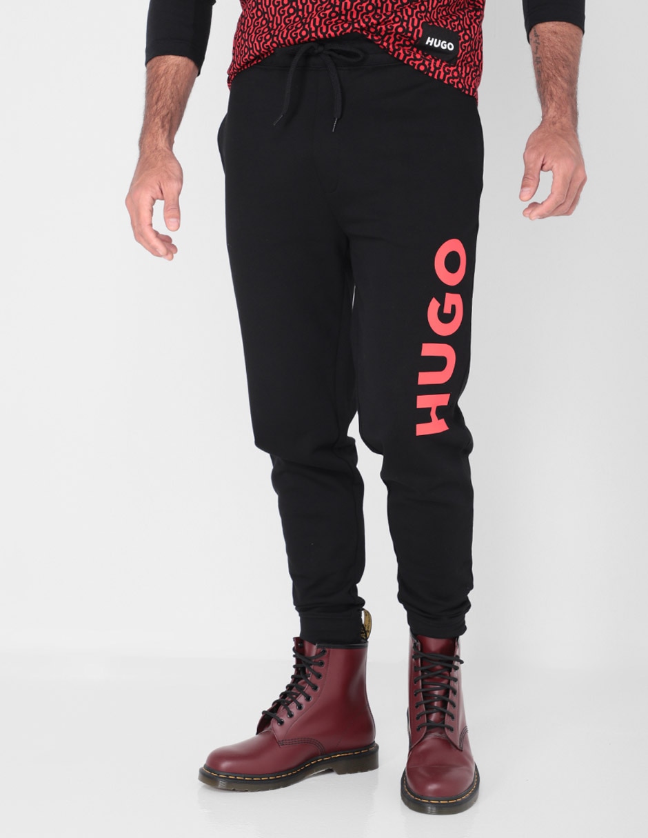 Pants regular con jareta para hombre