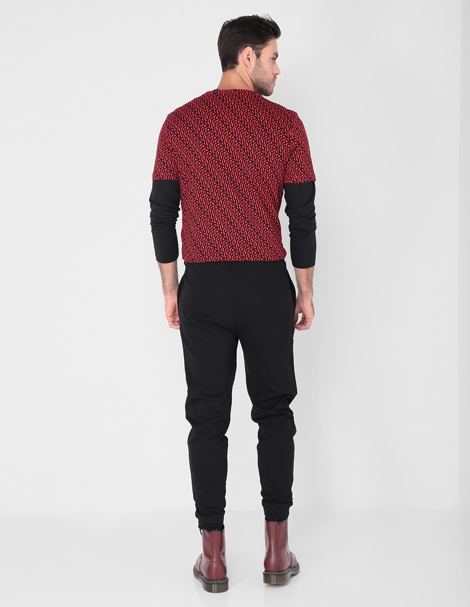 Pants regular HUGO con jareta para hombre