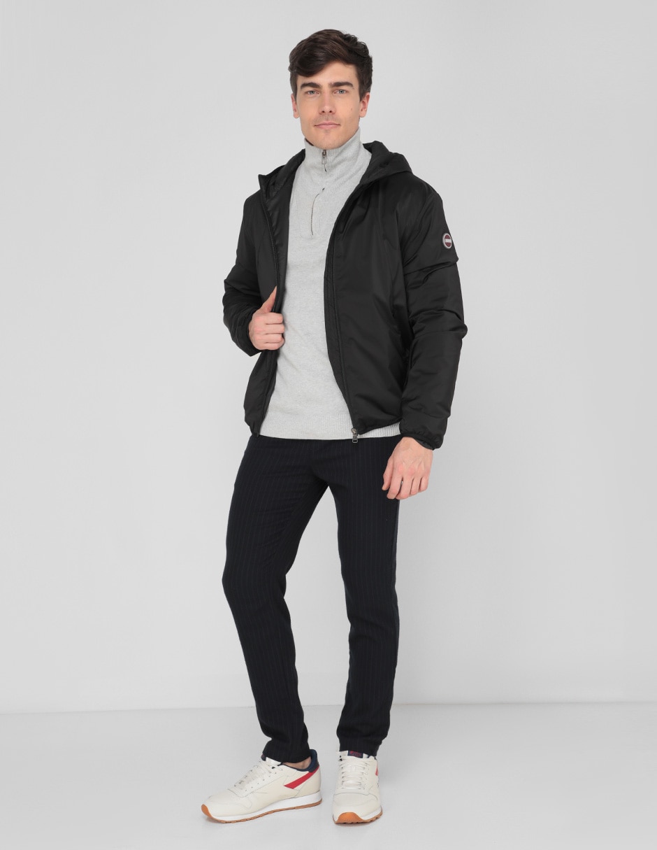 Chamarra casual con capucha para hombre 6