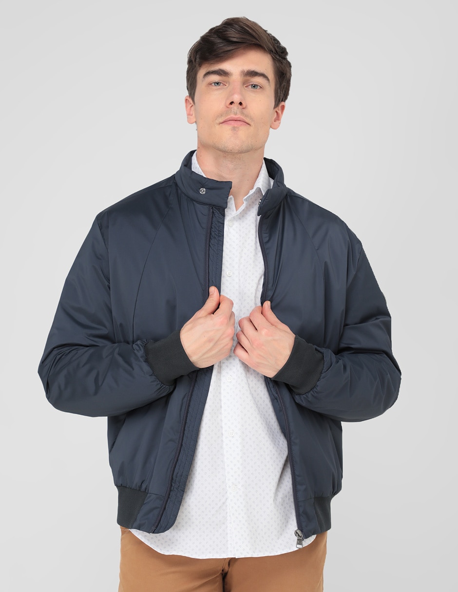 Chamarra casual con bolsillos para hombre Chamarra casual con bolsillos para hombre