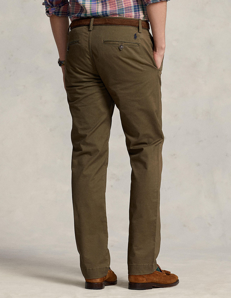 Pantalón recto de algodón para hombre 4