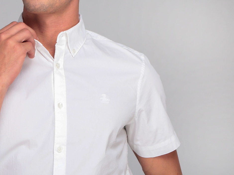 Camisa casual manga corta para hombre 4