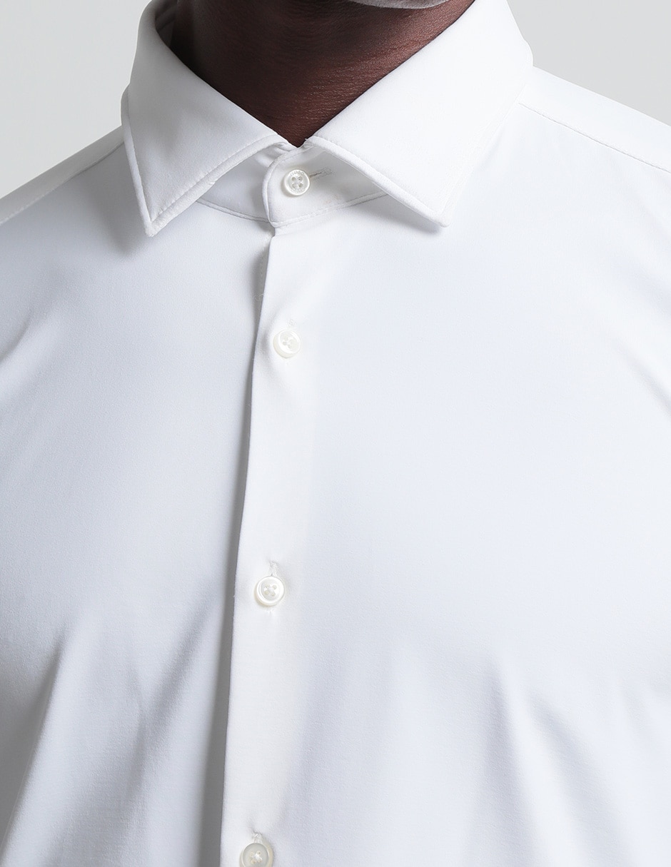 Camisa casual Hugo de algodón manga larga para hombre