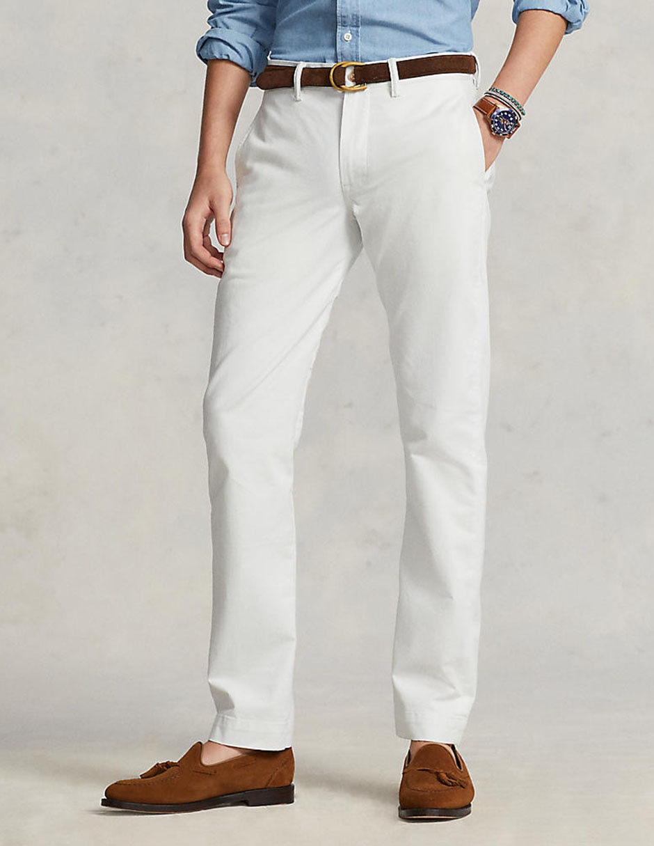 Pantalón casual recto Polo Ralph Lauren de algodón para hombre