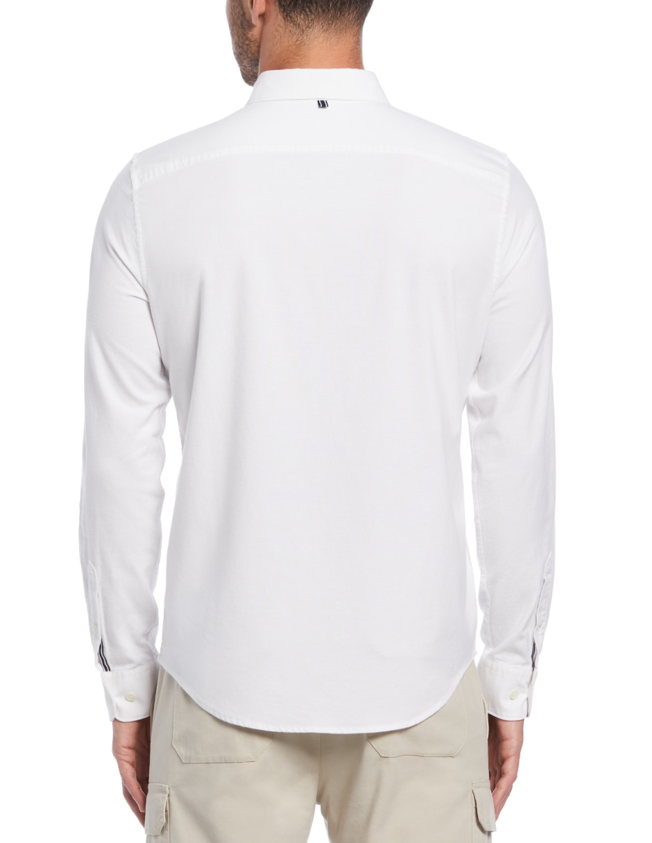 Camisa casual Original Penguin de algodón manga larga para hombre