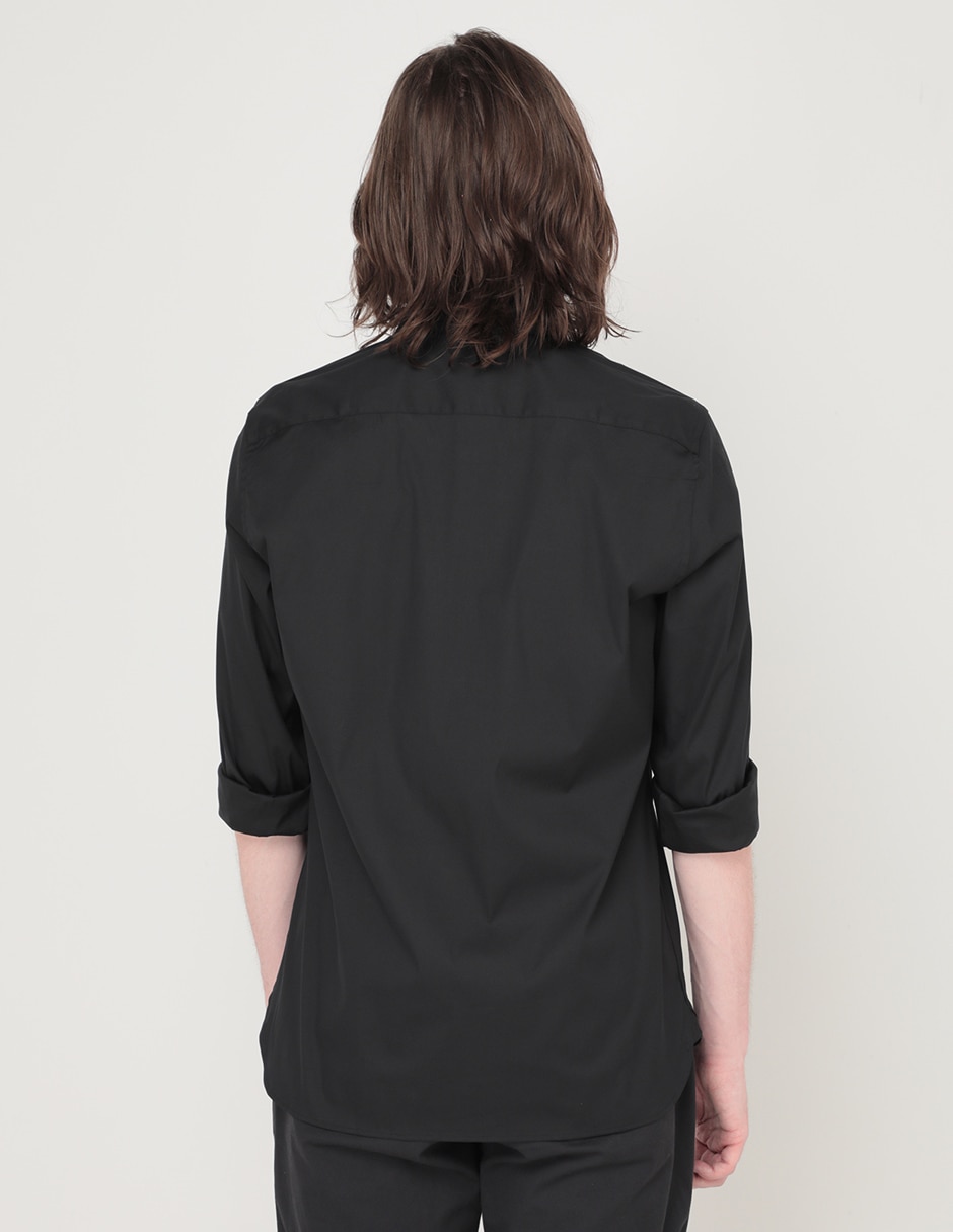 Camisa casual de algodón manga larga para hombre 4