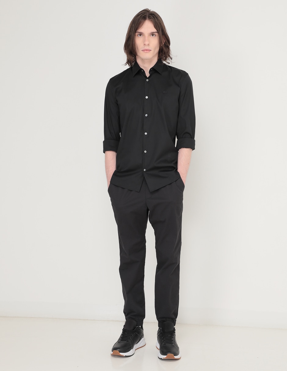 Camisa casual de algodón manga larga para hombre 3